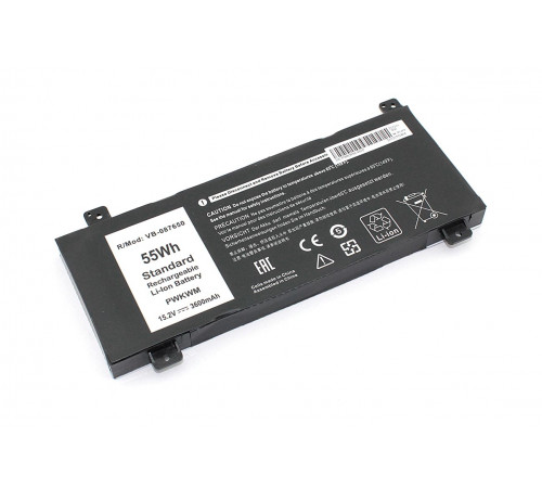 Аккумуляторная батарея для ноутбука Dell Inspiron 14 7466 (0M6WKR) 15.2V 3600mAh OEM