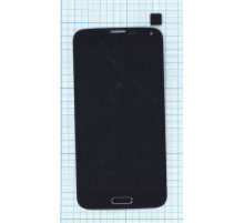 Дисплей для Samsung Galaxy S5 SM-G900H черный с кнопкой home