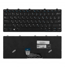 Клавиатура для ноутбука Dell Inspiron 11-3180, 3189 Series. Плоский Enter. Черная, с рамкой. PN: 5XVF4, HNXPM, PK131X23A00