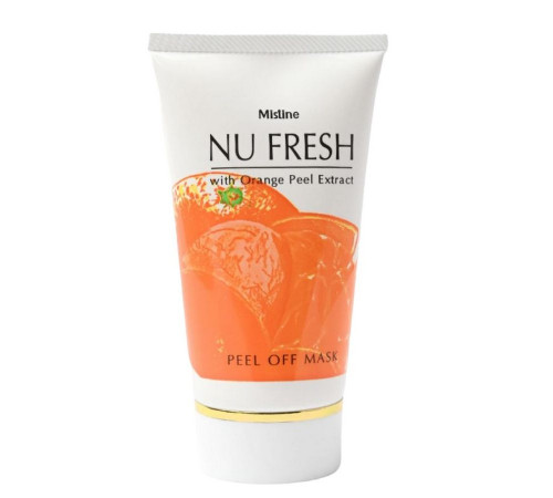 Mistine Маска-плёнка для лица от угрей, прыщей и пигментации /  Nu Fresh with Orange Peel Extract Peel off Mask, 50 г