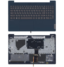 Клавиатура для ноутбука Lenovo IdeaPad 5-15 топкейс синий