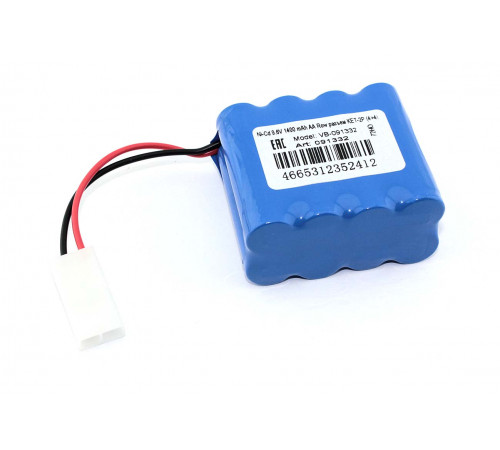 Аккумулятор Ni-Cd 9.6V 1400 mAh AA Row разъем KET-2P (4+4)