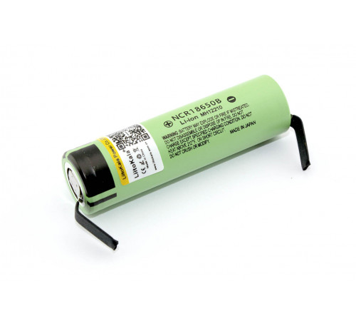 Аккумулятор типа 18650 Li-Ion LiitoKala Lii-34B-N with connectors 3400mAh, 3.7V