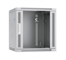 Cabeus SH-05F-12U60/45 Шкаф телекоммуникационный настенный 19" 12U 600x450x635mm (ШхГхВ) дверь стекло