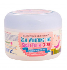 Elizavecca Крем для лица осветляющий / Real Whitening Time Secret Pilling Cream, 100 мл