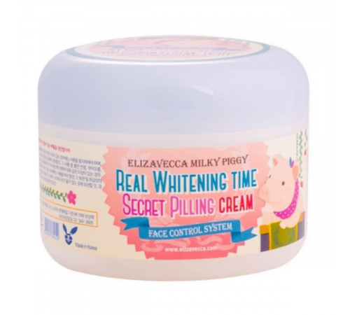 Elizavecca Крем для лица осветляющий / Real Whitening Time Secret Pilling Cream, 100 мл