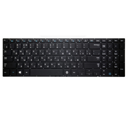 Клавиатура для ноутбука Samsung NP670Z5E-X02, NP670Z5E-X01, NP670Z5E, NP680Z5E, NP780Z5E, NP770Z5E, NP880Z5E, NP870Z5G-X01 черная, с подсветкой