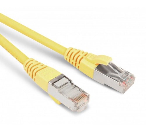 PC-LPM-STP-RJ45-RJ45-C6-1M-LSZH-YL Патч-корд U/FTP, экранированный, Cat.6 (100% Fluke Component Tested), LSZH, 1 м, желтый Hyperline