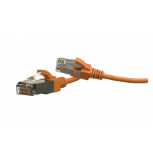 PC-LPT-SFTP-RJ45-RJ45-C6-1M-LSZH-OR Патч-корд S/FTP, экранированный, категория 6 (100% Fluke Component Tested), 28AWG, LSZH, 1 м, оранжевый Hyperline