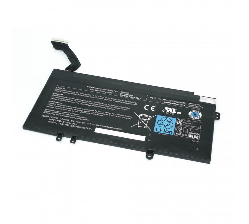 Аккумуляторная батарея для ноутбука Toshiba U920T (PA5073U-1BRS) 11.1V 3280mAh черная