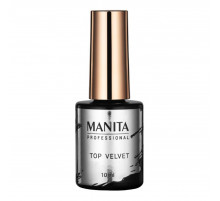 Manita Professional Топ для гель-лака без липкого слоя / Velvet, 10 мл