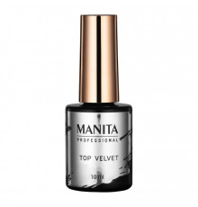 Manita Professional Топ для гель-лака без липкого слоя / Velvet, 10 мл