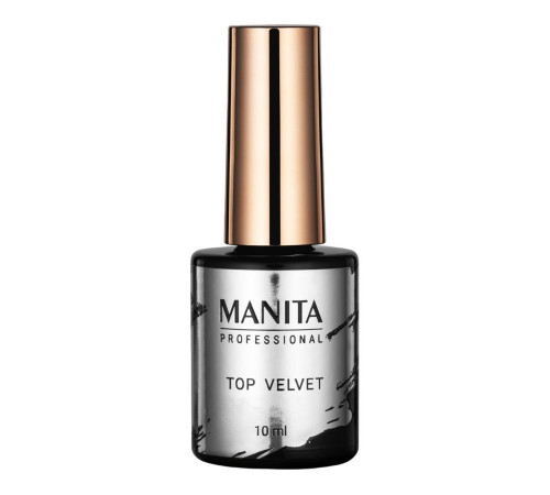 Manita Professional Топ для гель-лака без липкого слоя / Velvet, 10 мл