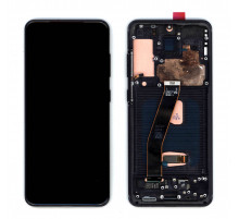Дисплей для Samsung Galaxy S20 SM-G980F черный с рамкой