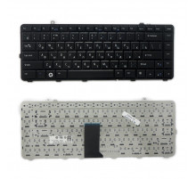 Клавиатура для ноутбука Dell Studio 1535, 1536, 1555 Series. Плоский Enter. Черная, без рамки. PN: NSK-DCL0R.