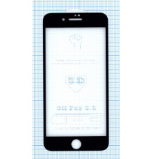 Защитное стекло 5D для Apple iPhone 7/8 Plus черное