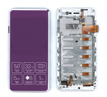 Дисплей для Inoi 2 Lite 2019 белый с рамкой
