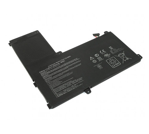 Аккумуляторная батарея для ноутбука Asus N541 Q501 14.8V 4500mAh C41-N541 черная