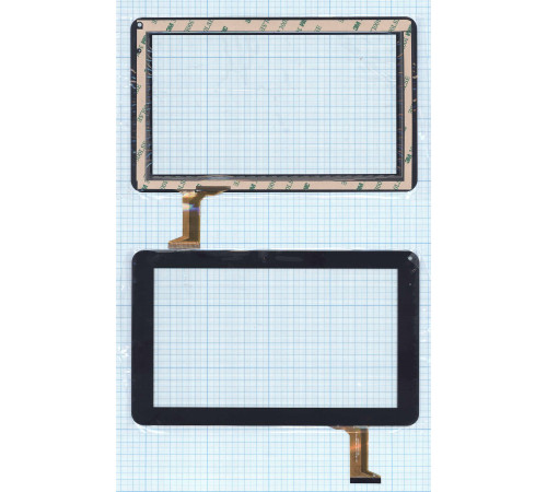 Сенсорное стекло (тачскрин) DH-0926A1-PG-FPC080-V3.0 черное
