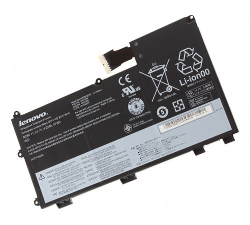 Аккумулятор для Lenovo ThinkPad T430U, (L11S3P51), 47Wh, 4250mAh, 11.1V