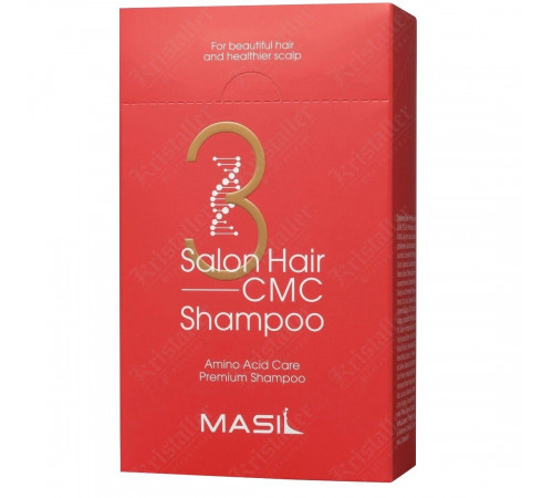 Masil Шампунь для волос восстанавливающий с аминокислотами / 3 Salon Hair CMC Shampoo, 20 шт. х 8 мл