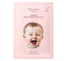 JMsolution Гипоаллергенная тканевая маска для сияния кожи лица / Mama Pureness Brightening Mask Plus, 30 мл