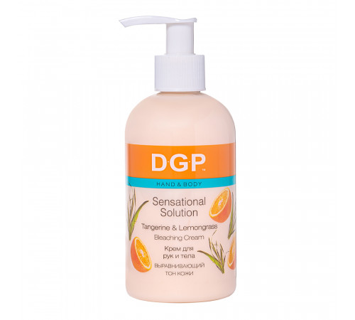 Domix Green Professional Крем для рук и тела выравнивающий тон кожи / Tangerine & Lemongrass, 260 мл