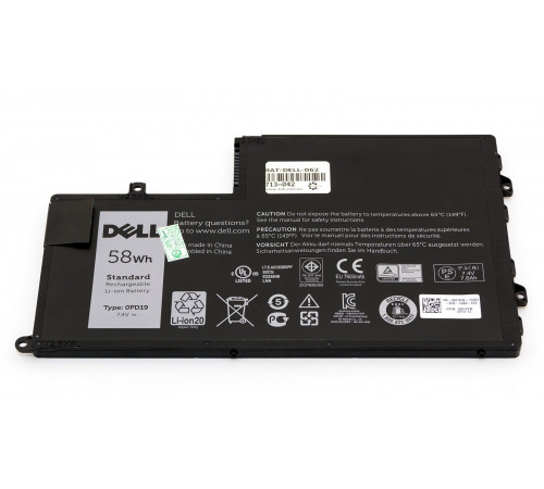 Аккумулятор для Dell (0PD19) Inspiron 15-5000, 15-5447, latitude 15-3550, 58Wh, 7.4V