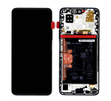Дисплей для Huawei Nova 9 SE в сборе с тачскрином, панелью и аккумулятором (SP 02354UVY) черный