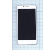 Дисплей для Lenovo Vibe C (A2020) белый с рамкой