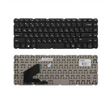 Клавиатура для ноутбука HP Pavilion 14-b Series. Плоский Enter. Черная, без рамки. PN: AEU33U00110.