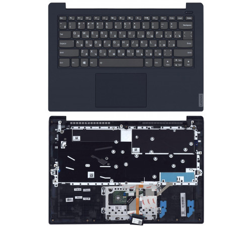 Клавиатура для ноутбука Lenovo IdeaPad S340-14 топкейс dark blue