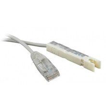 PC-110-RJ45-1P-CX-2M-LSZH-GY Патч-корд 110 тип-RJ45, 1 пара, LSZH, 2 м, серый Hyperline