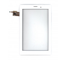 Сенсорное стекло (тачскрин) для Irbis TX80 белое с рамкой