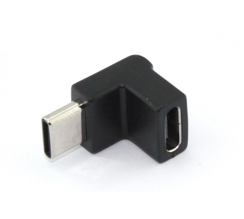 Переходник OTG USB Type C мама на Type-C папа угловой