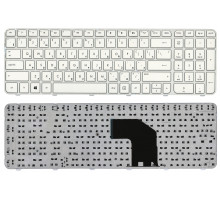 Клавиатура для ноутбука HP Pavilion G6-2000 белая с рамкой