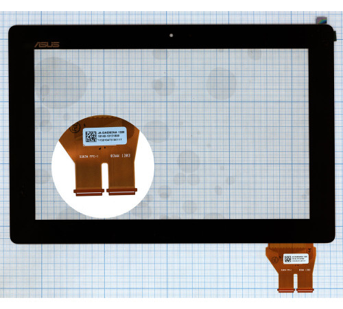 Сенсорное стекло (тачскрин) для Asus PadFone 3 A80 5363N FPC-1 черное