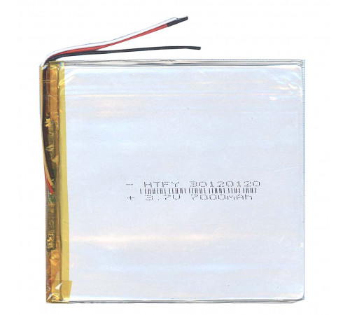 Аккумулятор Li-Pol (батарея) 3*120*120мм 3pin 3.7V/7000mAh