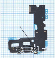 Шлейф разъема питания для iPhone 7 серый