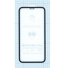 Защитное стекло 6D для Apple iPhone X/XS черное