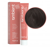 TEFIA  Ambient 6.11 Перманентная крем-краска для волос / Темный блондин интенсивный пепельный, 60 мл