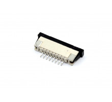 Разъем FPC  Half Coverage Bottom Contact 1.0K-BX-8PWB 8 pin высота 2мм шаг 1мм