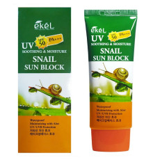 Ekel Солнцезащитный крем с муцином улитки / Soothing & Moisture Snail Sun Block SPF50 PA+++, 70 мл