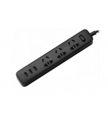 Сетевой удлинитель Xiaomi Power Strip (with 3 USB Port) XMCB01QMN, черный