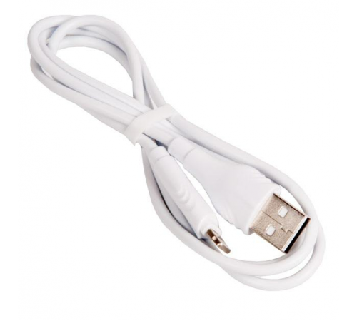 Кабель USB BOROFONE BX18 для Lightning, 2.4A, длина 1м, белый