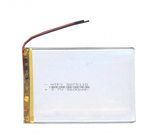 Аккумулятор Li-Pol (батарея) 3*75*110мм 2pin 3.7V/3600mAh