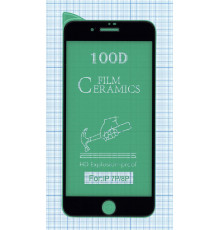 Керамическая пленка (стекло) для Iphone 7/ 8 plus черная