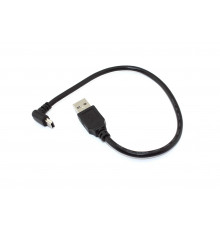 Кабель USB  Type A на Mini USB угол вверх 0,25 м