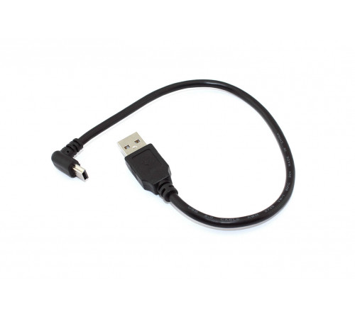 Кабель USB  Type A на Mini USB угол вверх 0,25 м