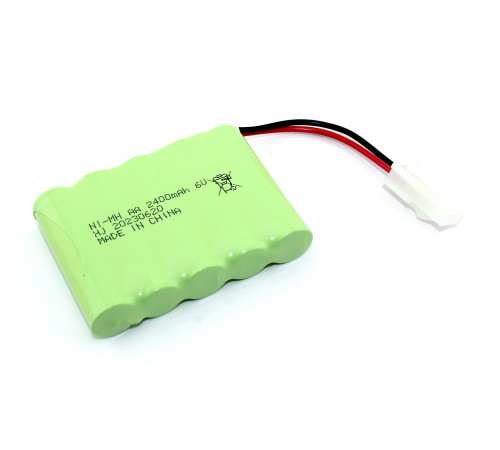 Аккумулятор Ni-Mh 6V 2400 mAh AA Flatpack разъем 5559